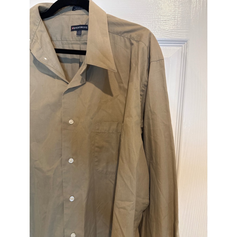 Knightsbridge Dress Shirt Long Sleeve Button Up Collared Office Casual L/G